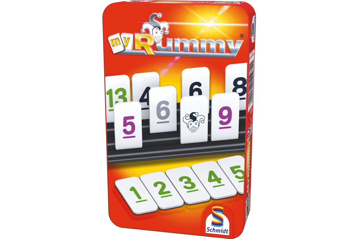 Schmidt Spiele 51281 MyRummy - Mitbringspiel für 2-4 Spieler ab 8 Jahren