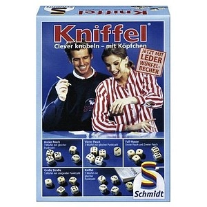 Schmidt Spiele 49030 Kniffel® mit Lederwürfelbecher