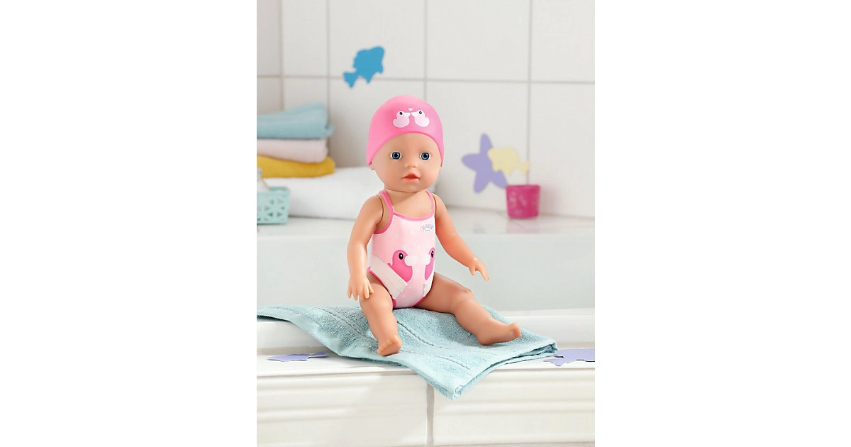 Zapf Baby born My First Swim Girl 30 cm schwimmt ohne Batterien