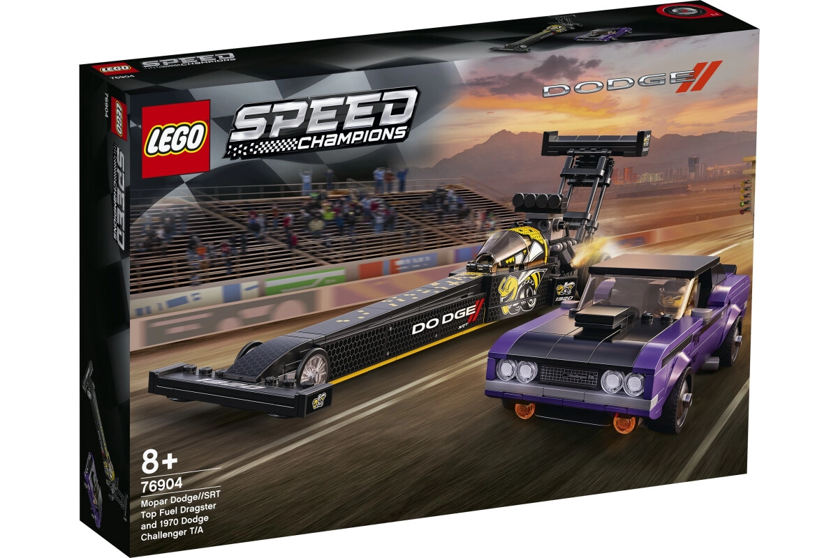 LEGO® Speed Champions 76904 Mopar Dodge//SRT Dragster & 1970 Dodge Challenger