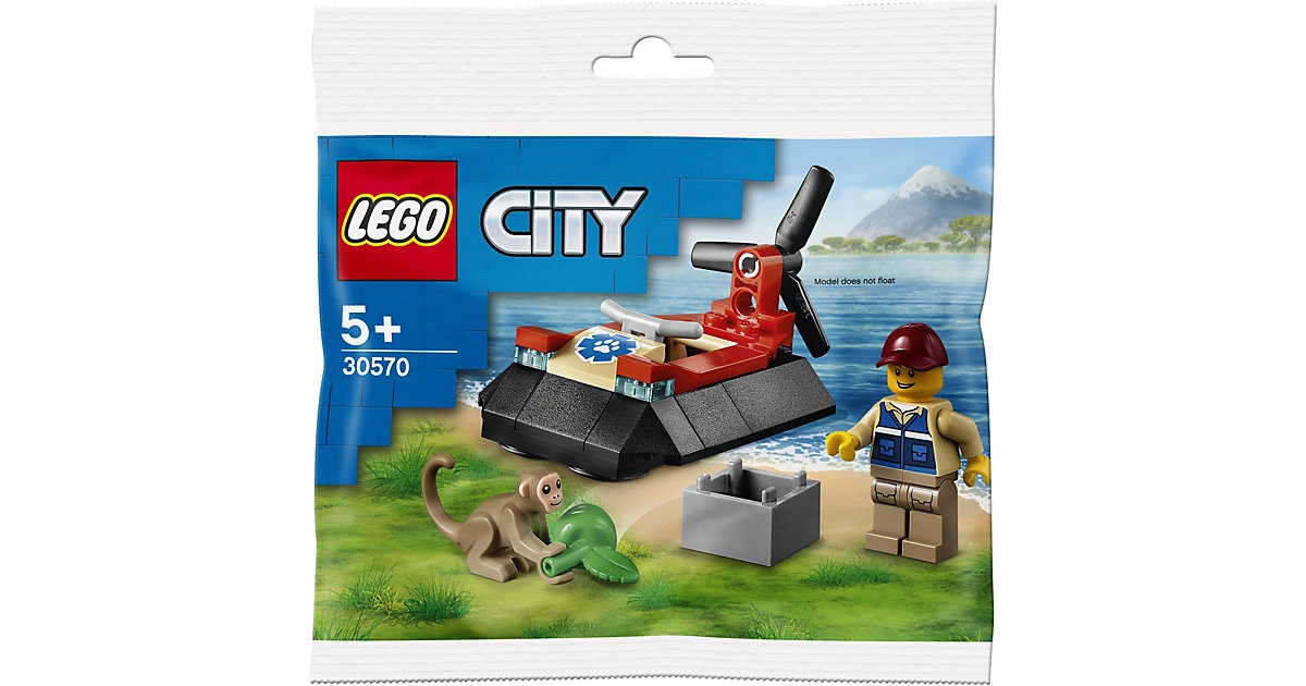 LEGO® Polybag 30570 Luftkissenboot für Tierrettung