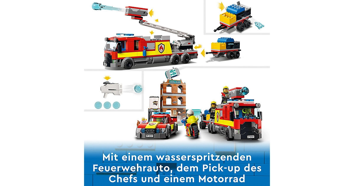 LEGO® 60321 Feuerwehreinsatz mit Löschtruppe