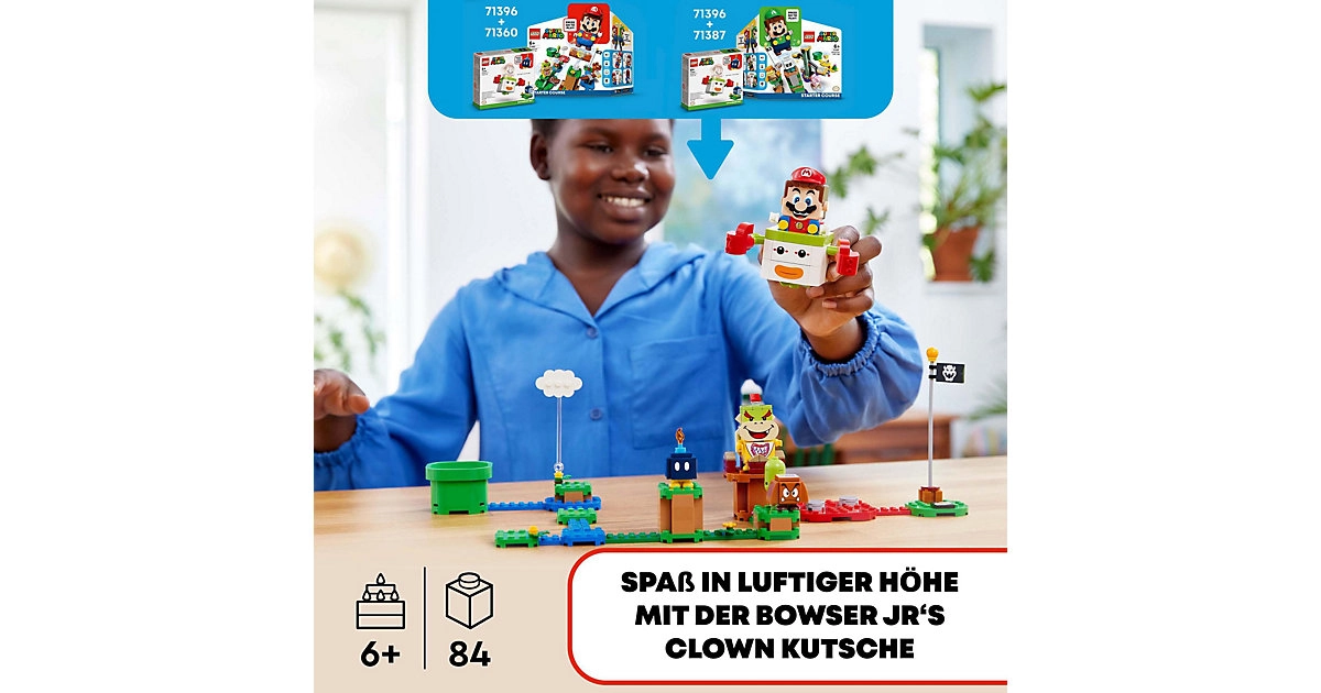 LEGO® 71396 Bowser Jr‘s Clown Kutsche – Erweiterungsset