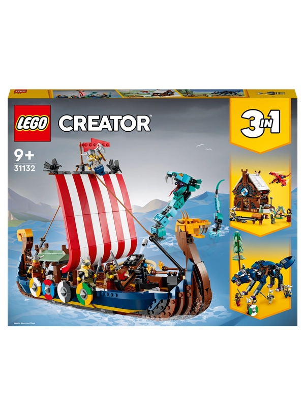 LEGO® Wikingerschiff mit Midgardschlange