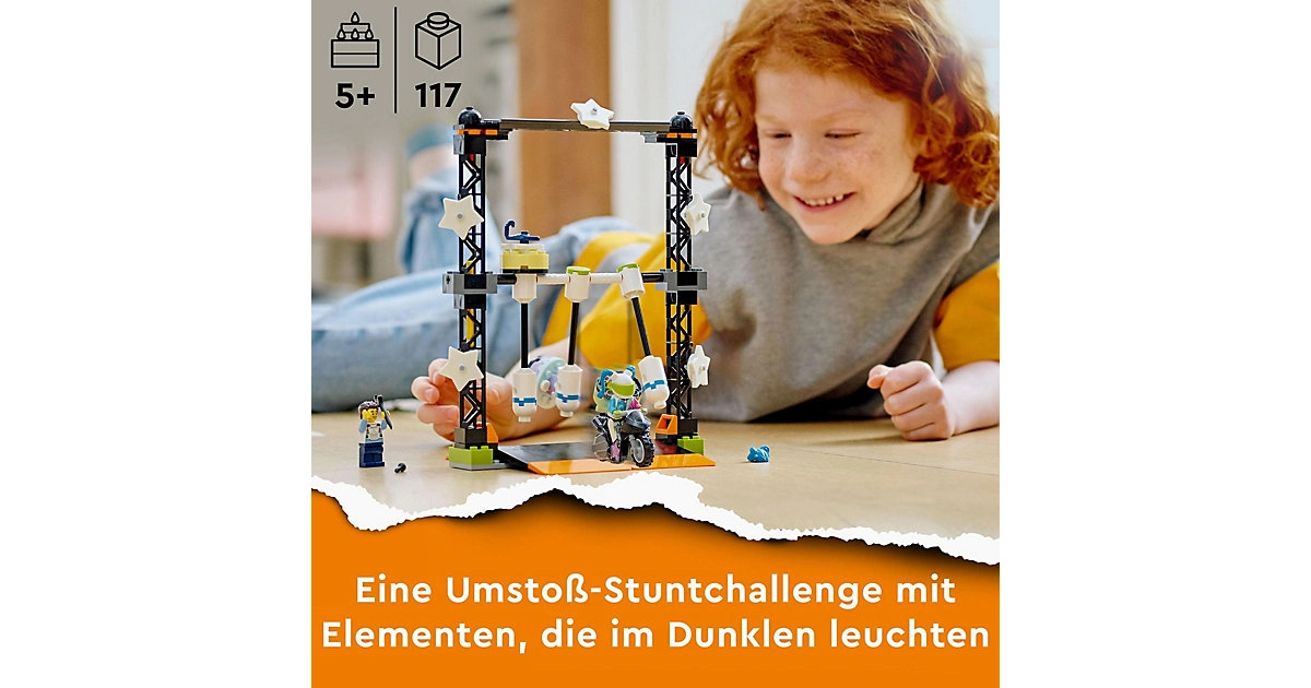 LEGO® Umstoß-Stuntchallenge