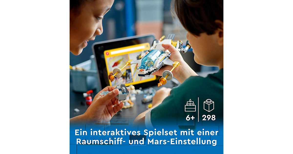 LEGO® 60354 City Erkundungsmissionen im Weltraum mit Raumschiff und 3 Minifiguren