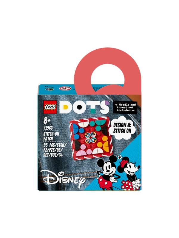 LEGO® DOTS ? Disney Micky und Minnie Kreativ-Aufnäher (41963); Accessoires zum Selbergestalten (95 Teile)