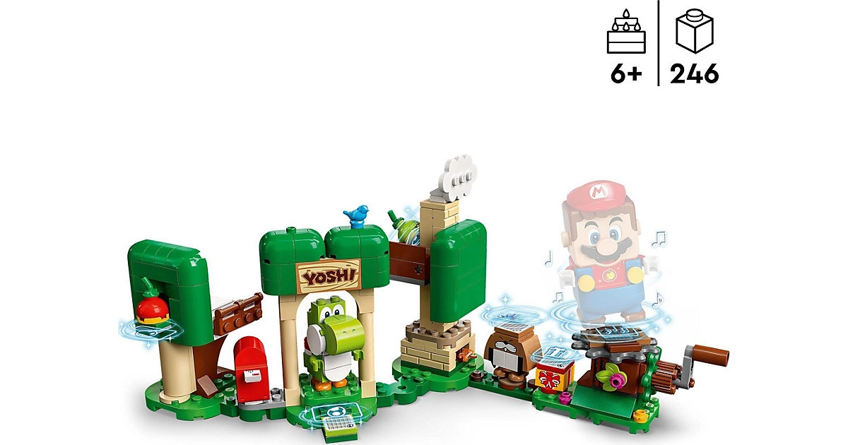 LEGO® Super Mario™: Yoshis Geschenkhaus – Erweiterungsset (71406); Bauset (246 Teile)