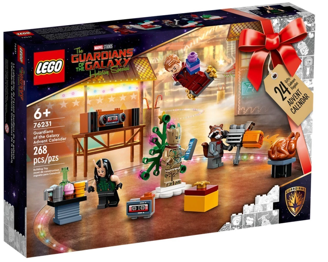 LEGO® Marvel Studios‘ Guardians of the Galaxy Adventskalender (76231); 268 Teile