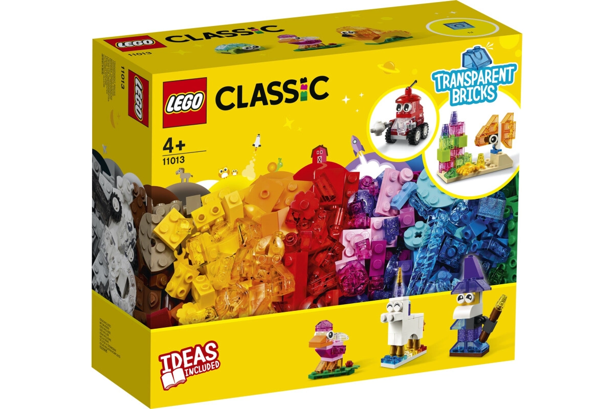 LEGO® Classic 11013 Kreativ-Bauset mit durchsichtigen Steinen