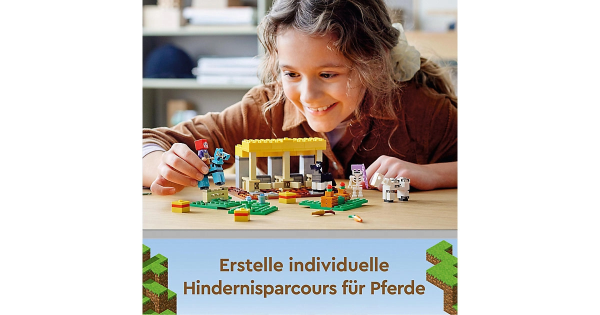 LEGO® Minecraft™ 21171 Der Pferdestall