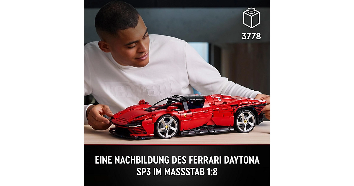 LEGO® Technic Ferrari Daytona SP3 (42143); Bauset (3.778 Teile)