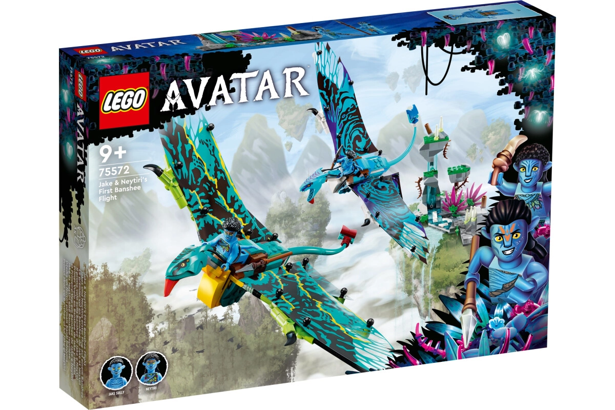 LEGO® Avatar: Jakes und Neytiris erster Flug auf einem Banshee (75572); Bau- und Spielset (572 Teile)