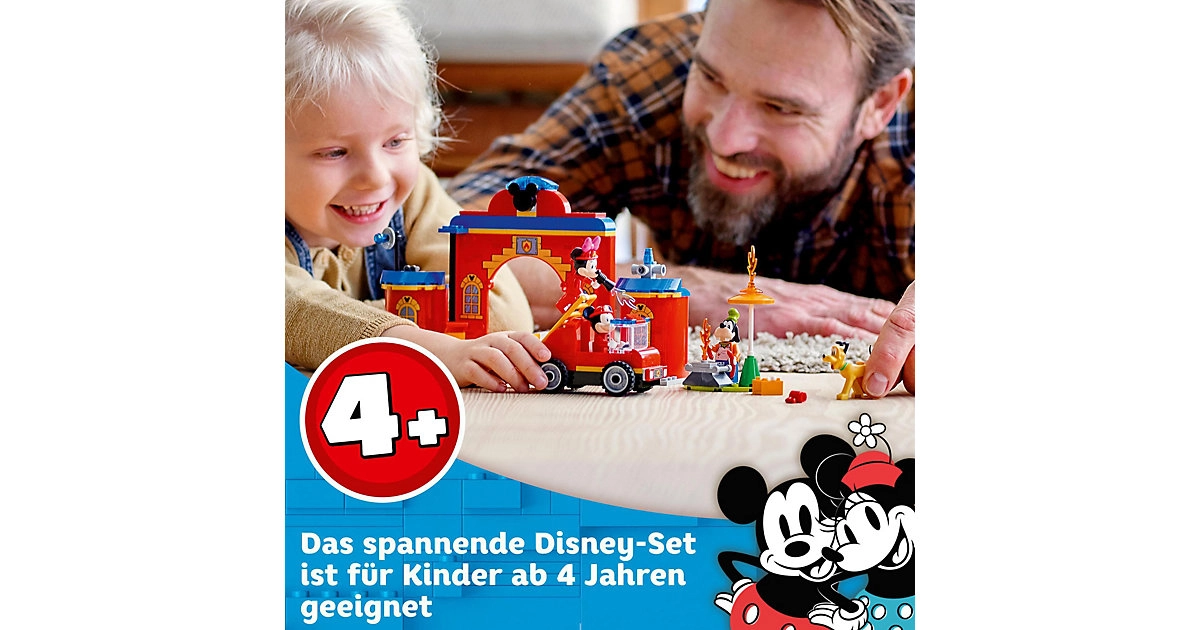 LEGO® Mickey and Friends 10776 Mickys Feuerwehrstation und Feuerwehrauto