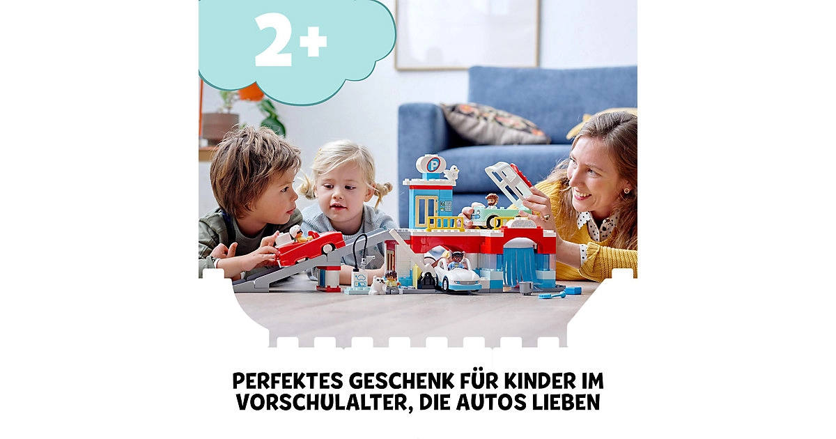 LEGO® DUPLO® 10948 Parkhaus mit Autowaschanlage