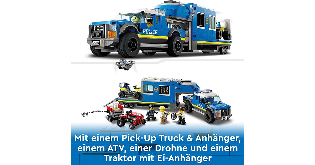 LEGO® 60315 Mobile Polizei-Einsatzzentrale