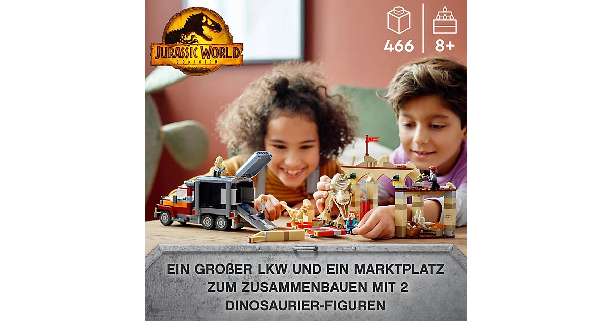 LEGO® Jurassic World™ 76948 T. Rex & Atrociraptor: Dinosaurier-Ausbruch