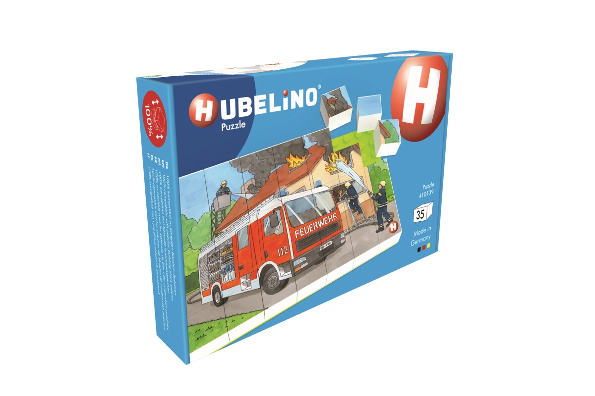 Hubelino Puzzle Feuerwehr Einsatz