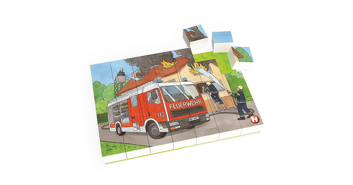 Hubelino Puzzle Feuerwehr Einsatz