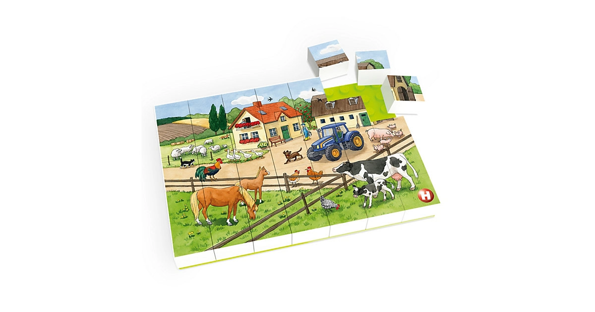 Hubelino Puzzle Leben auf dem Bauernhof