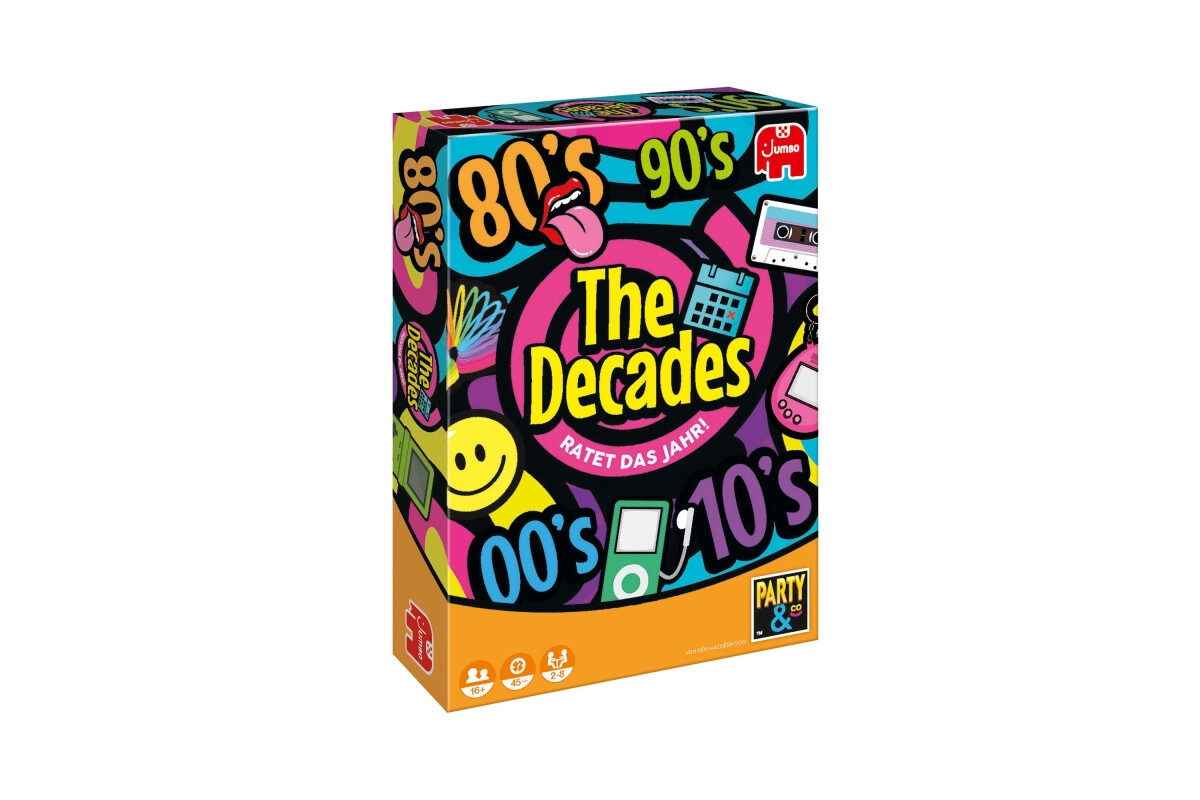 Jumbo Spiele The Decades Brettspiel ab 16 Jahren