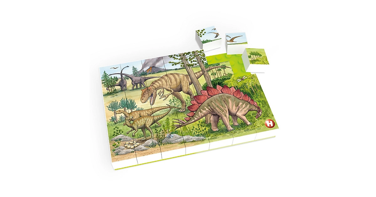 Hubelino® Puzzle 410191 Welt der Dinosaurier (35-teilig)