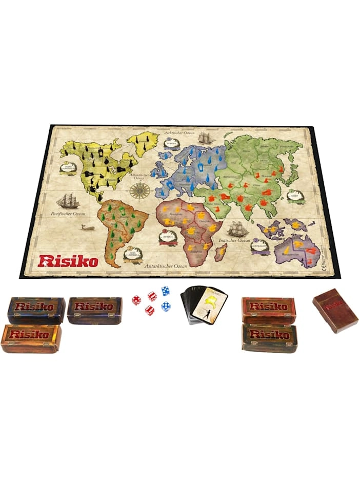 Hasbro Risiko Wer erobert die Welt? Brettspiel ab 10 Jahren