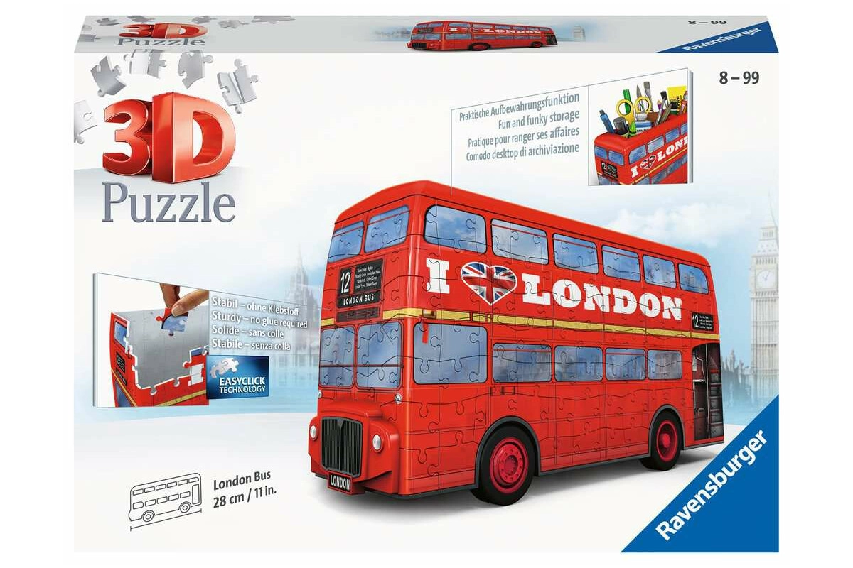 London Bus - 3D Puzzle