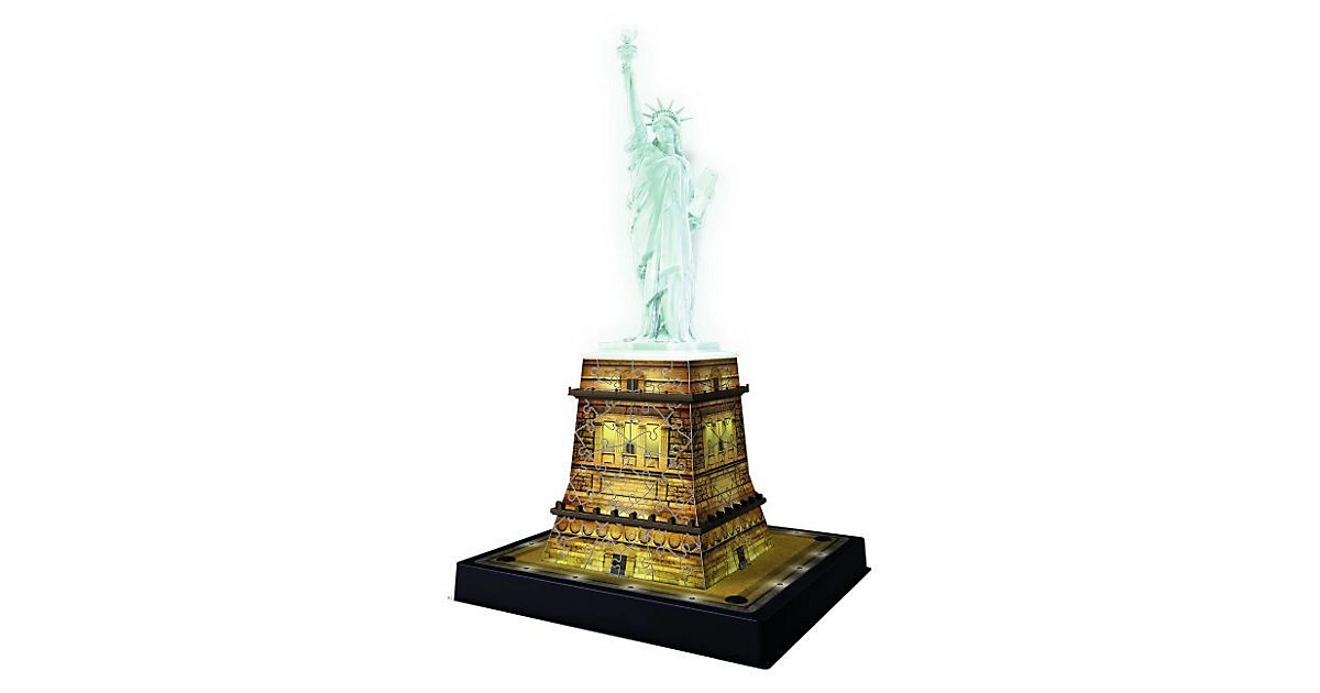 Freiheitsstatue bei Nacht - 3D Puzzle