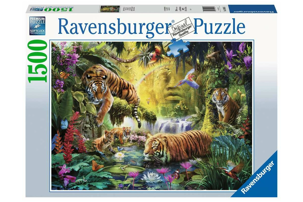 Ravensburger 1500 Teile Puzzle: Idylle am Wasserloch