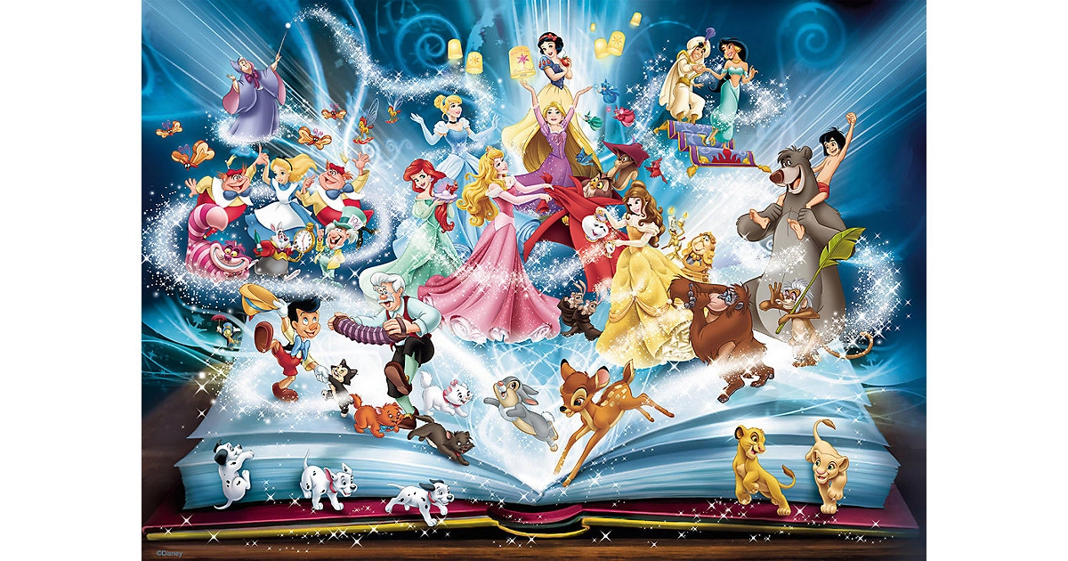 Ravensburger 1500 Teile Puzzle: Disney´s magisches Märchenbuch