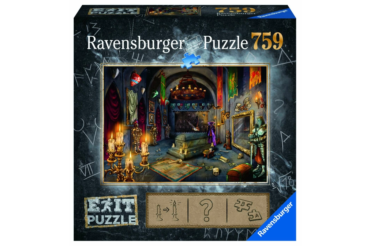 Ravensburger EXIT Puzzle mit Rätseln - Exit 6: Im Vampirschloss