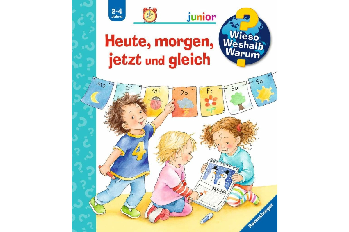 Ravensburger WWW Junior: Heute, morgen, jetzt und gleich