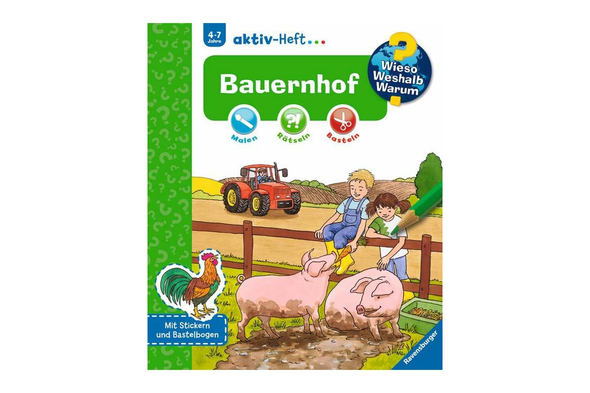 Ravensburger 32690 WWW aktiv-Heft Bauernhof