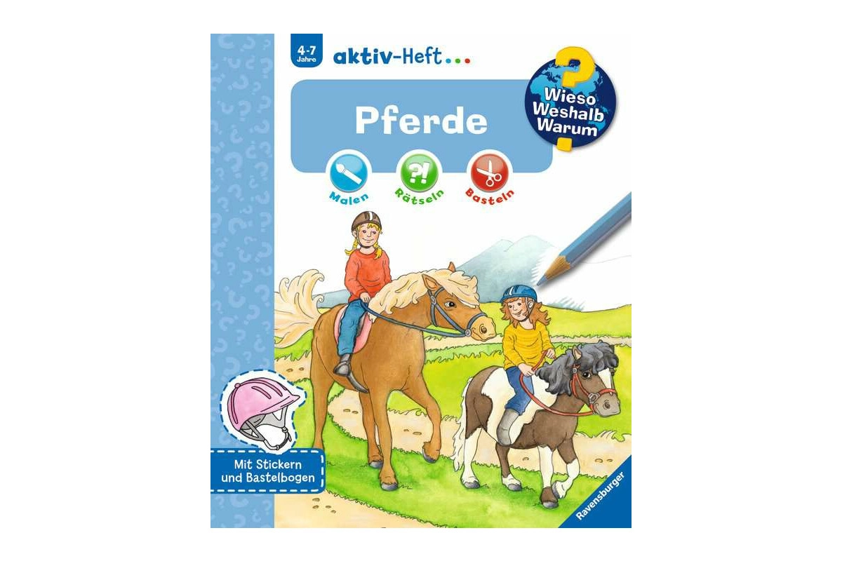 Ravensburger 32698 WWW aktiv-Heft Pferde