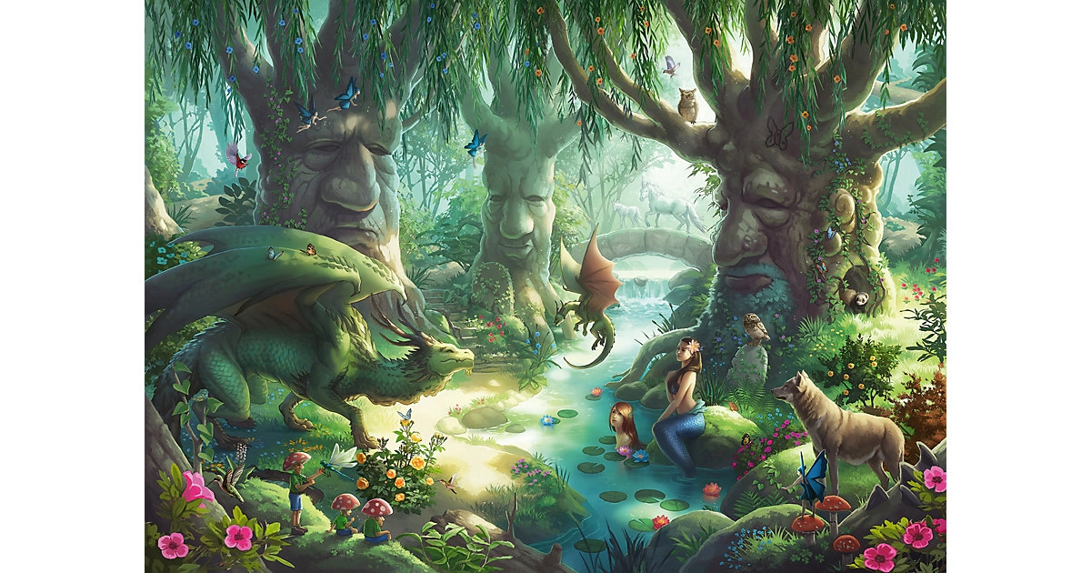 Ravensburger EXIT 12955 Kids Puzzle: Der magische Wald - 368 Teile, ab 9 Jahren