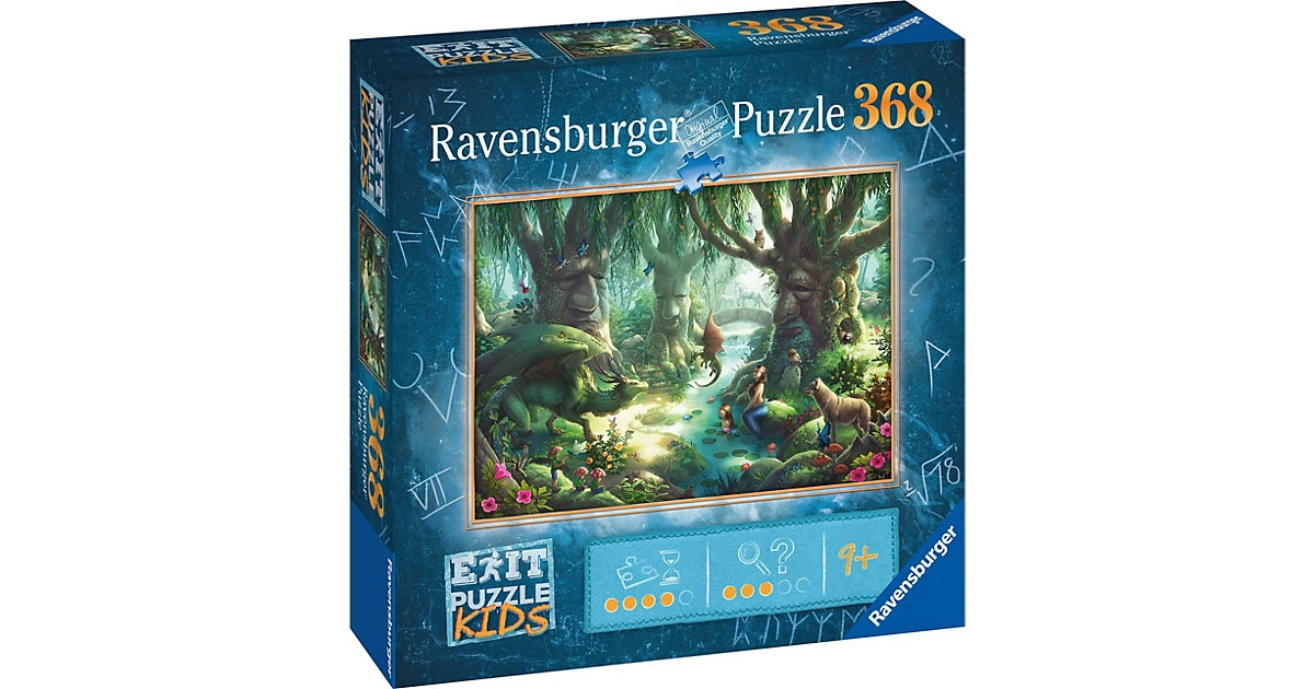 Ravensburger EXIT 12955 Kids Puzzle: Der magische Wald - 368 Teile, ab 9 Jahren