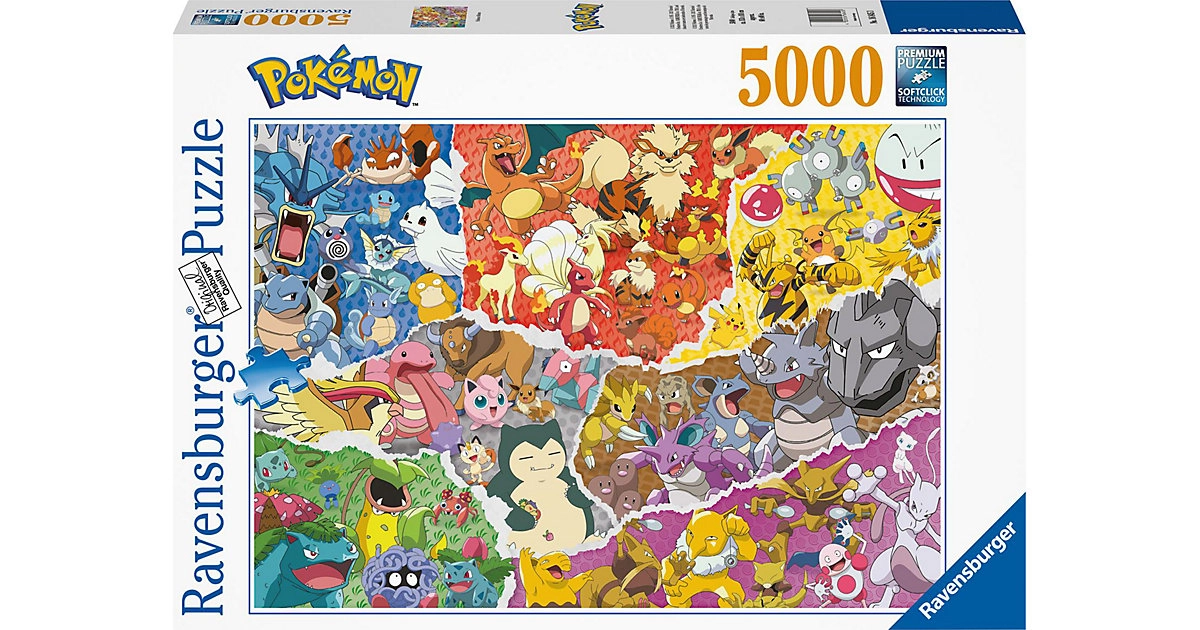 Ravensburger 5000 Teile Puzzle Pokemon Allstars