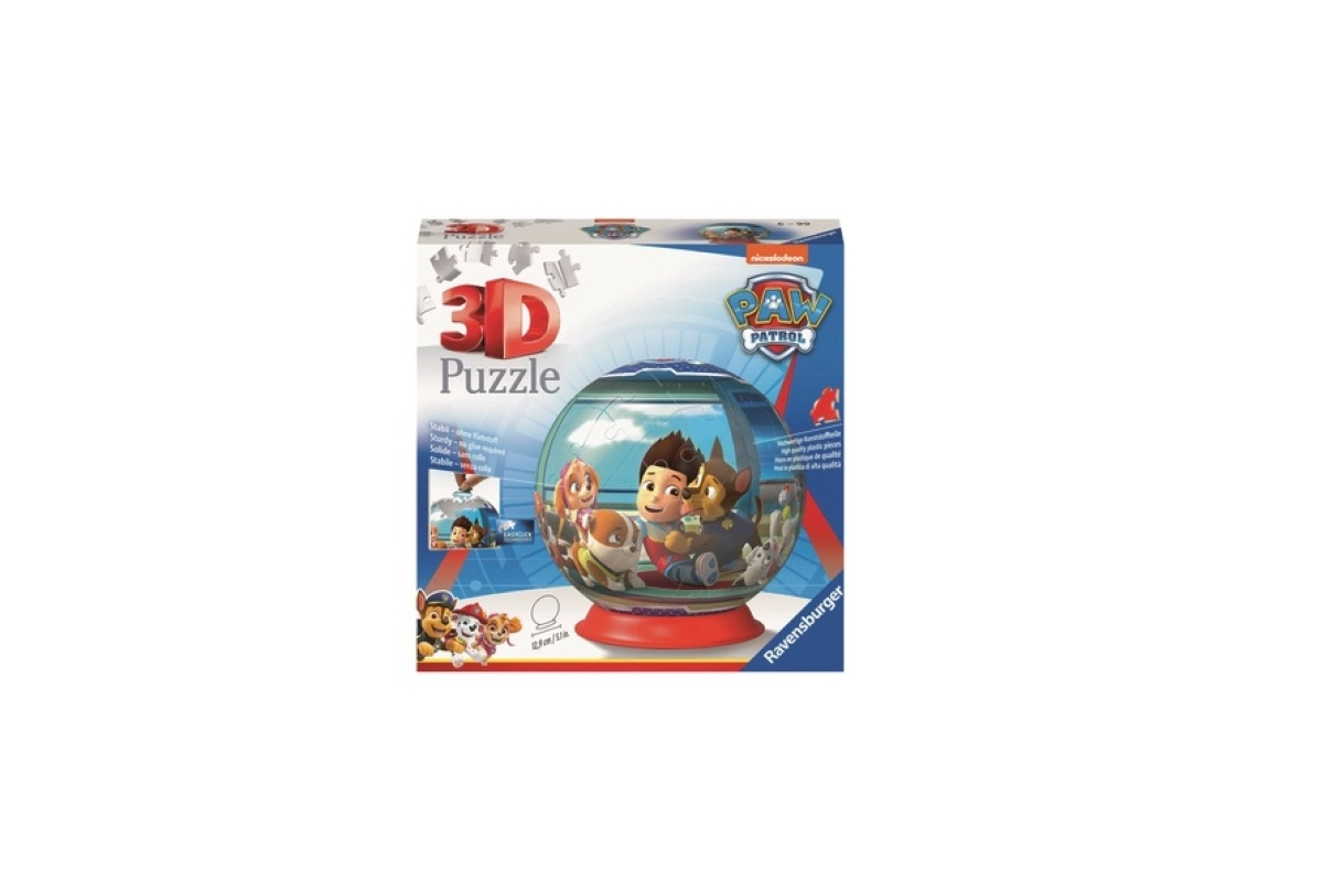 Ravensburger Paw Patrol 3D-Puzzle Ball 72 Teile ab 6 Jahren