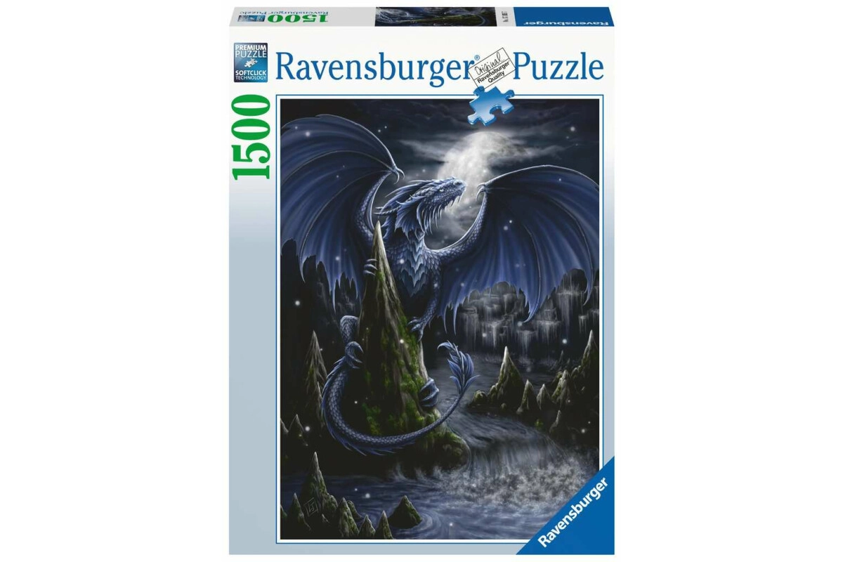 Ravensburger 1500 Teile Der Schwarzblaue Drache