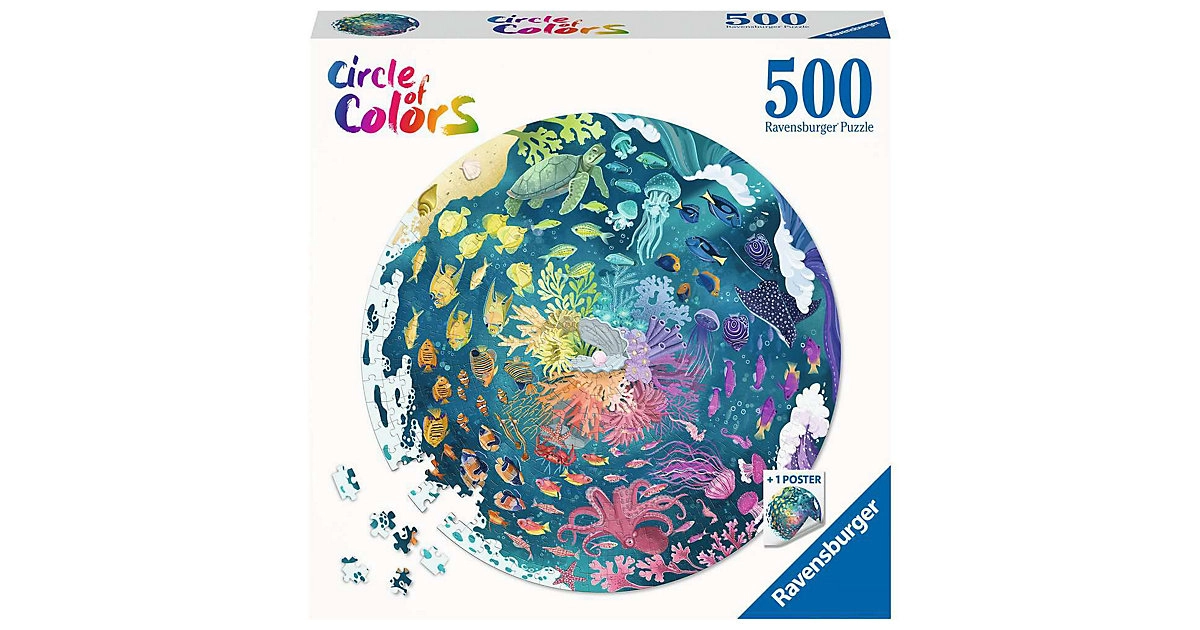 Ravensburger Puzzle 17170 Circle of Colors - Ocean & Submarine 500 Teile Puzzle