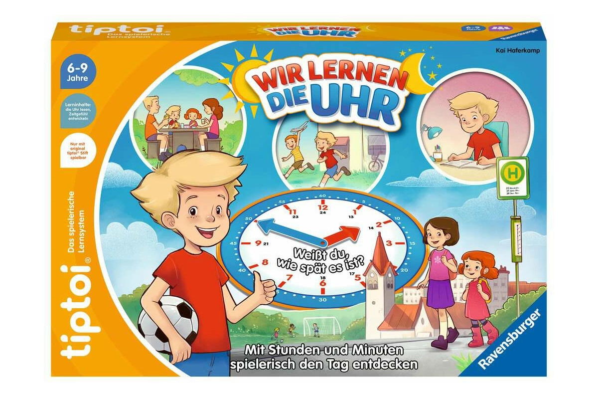 tiptoi® 00126  Wir lernen die Uhr interaktives Lernspiel ab 6 Jahren