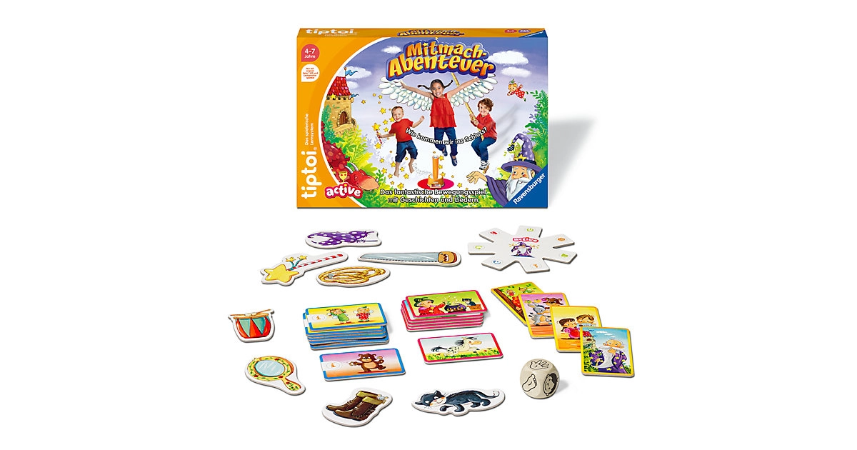 tiptoi® ACTIVE 00130 Mitmach-Abenteuer Bewegungsspiel ab 3 Jahren