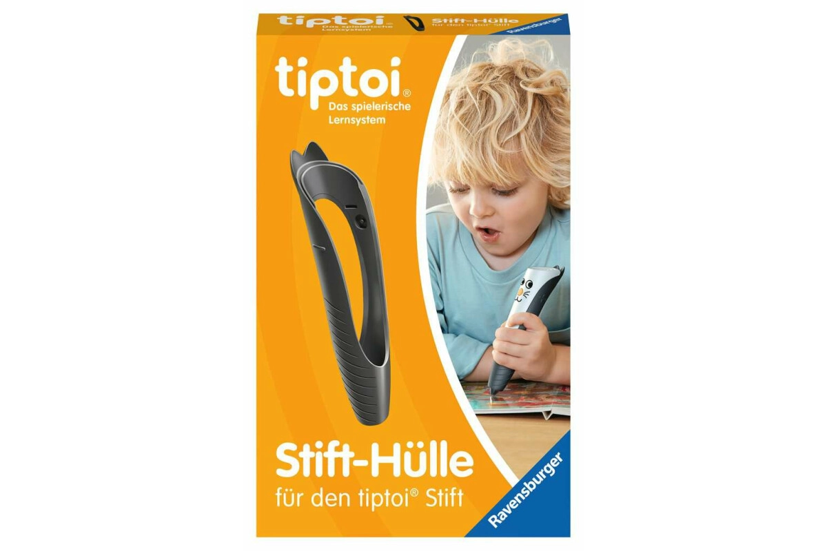 Ravensburger tiptoi 00150 Stifthülle zum Wechseln in Schwarz Wechselhülle für den tiptoi-Stift