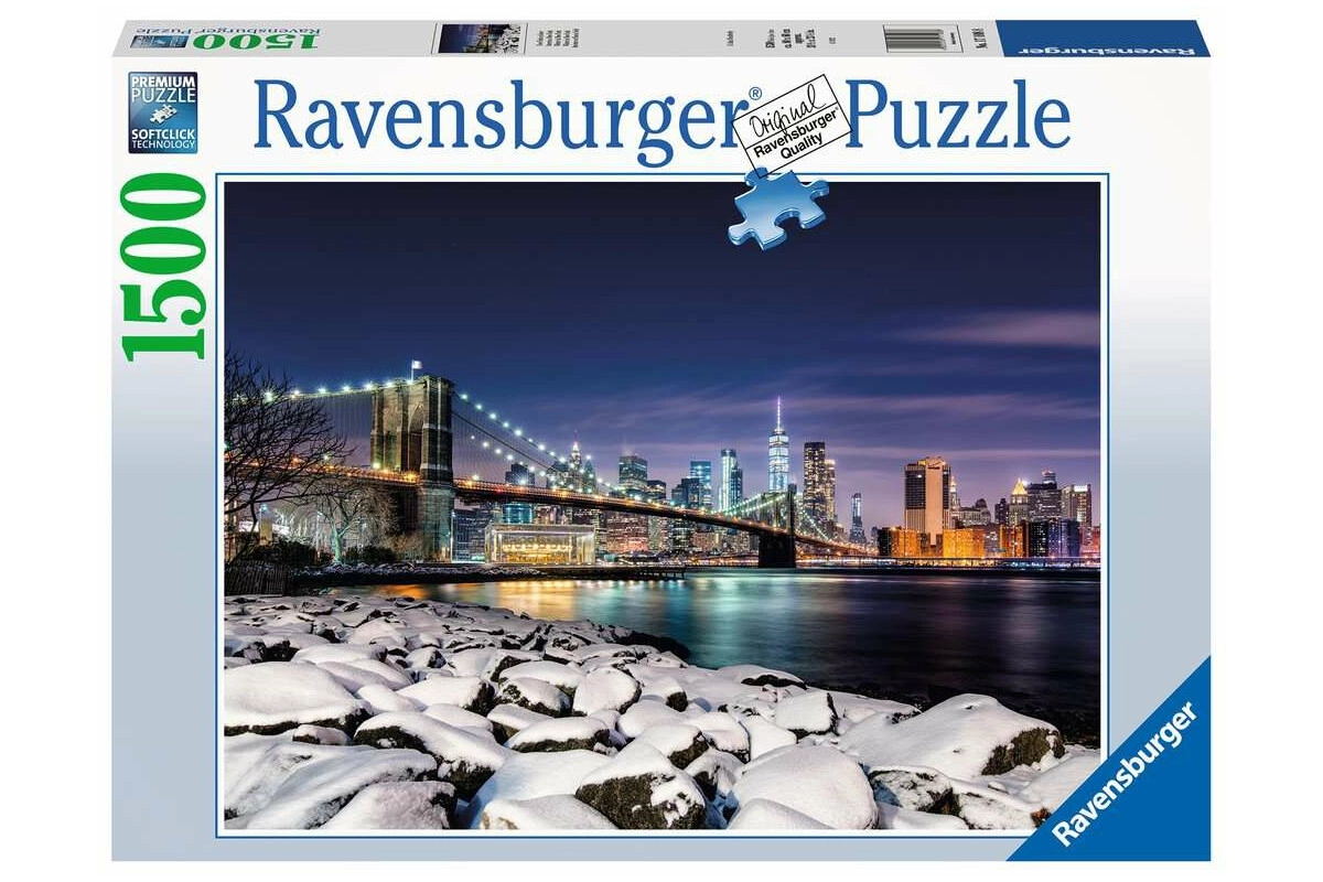 Ravensburger Puzzle 17108 Winter in New York 1500 Teile Puzzle