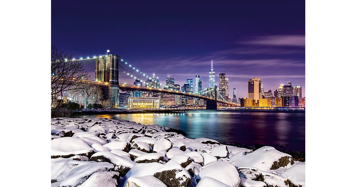 Ravensburger Puzzle 17108 Winter in New York 1500 Teile Puzzle