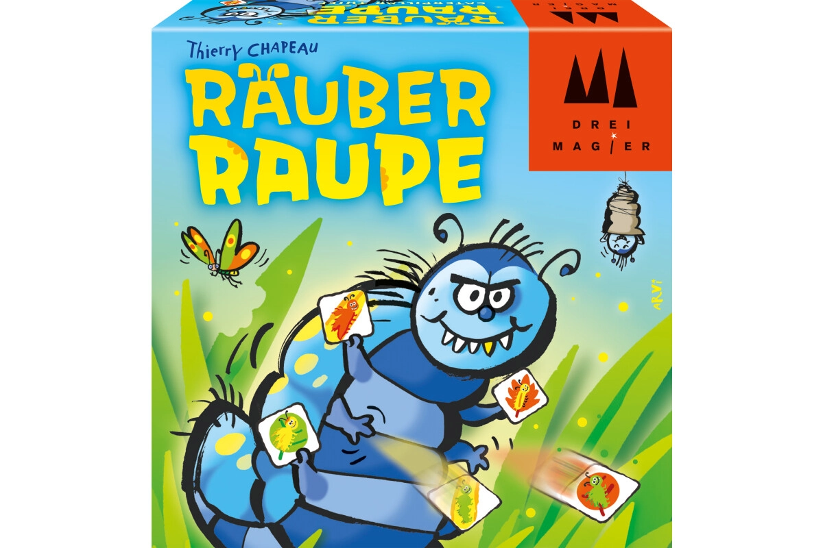 Drei Magier® Kartenspiel 40886 Räuber Raupe