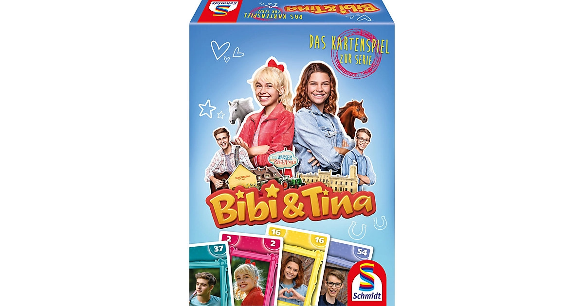 Schmidt Spiele 40603 Bibi & Tina, Kartenspiel zur Serie ab 7 Jahren