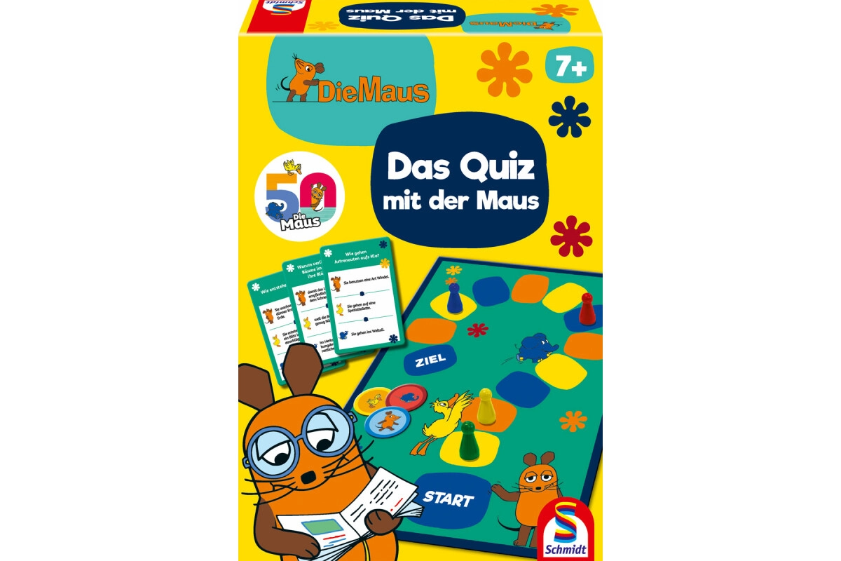 Schmidt Spiele 40613 Die Maus, Das Quiz mit der Maus