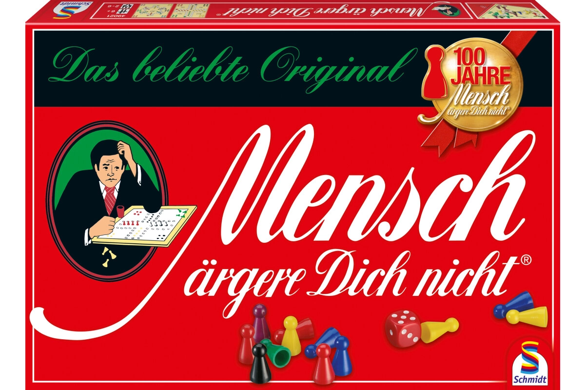 Schmidt Spiele 49021 Mensch ärgere Dich nicht Standardausgabe